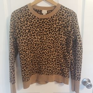 A New Day animal print sweater